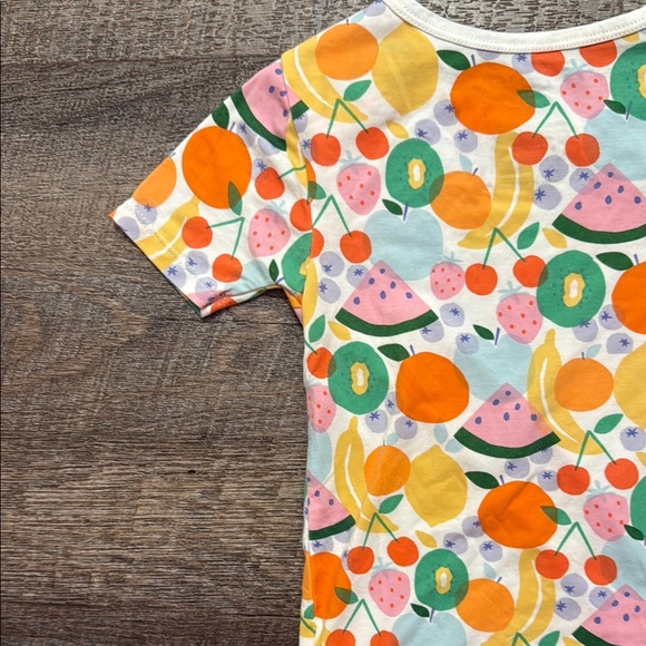 Magnetic Me Modal 2 Piece Short Sleeve Pajama Set in “Fruit of the Womb” Print - Picture 7 of 15